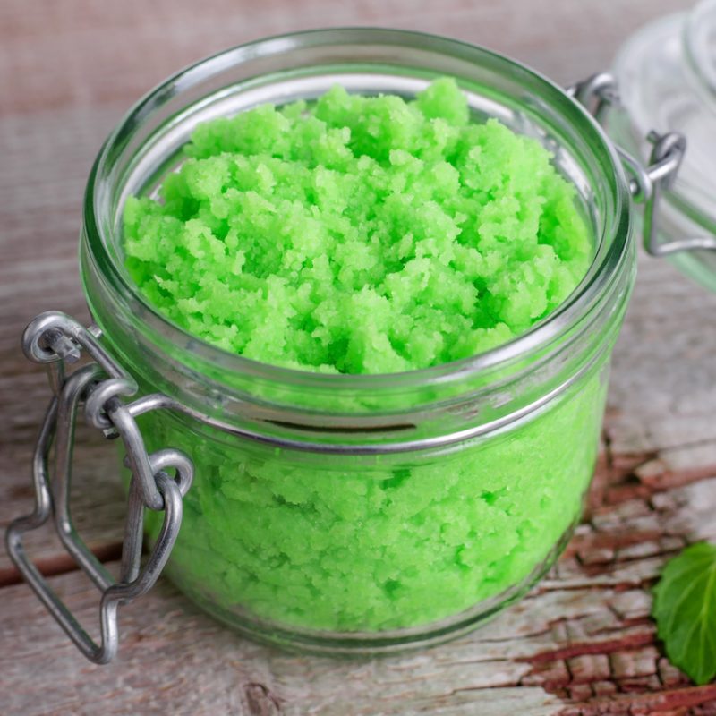 peppermint foot scrub