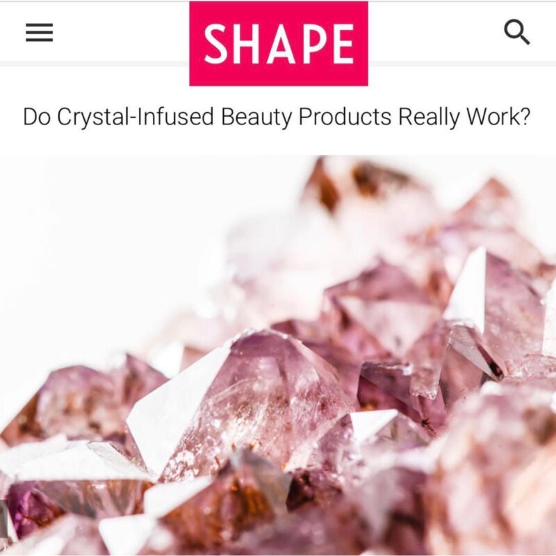 Shape magazine features Crystal Hills Organics, Crystal Moon Goddess Body Serum