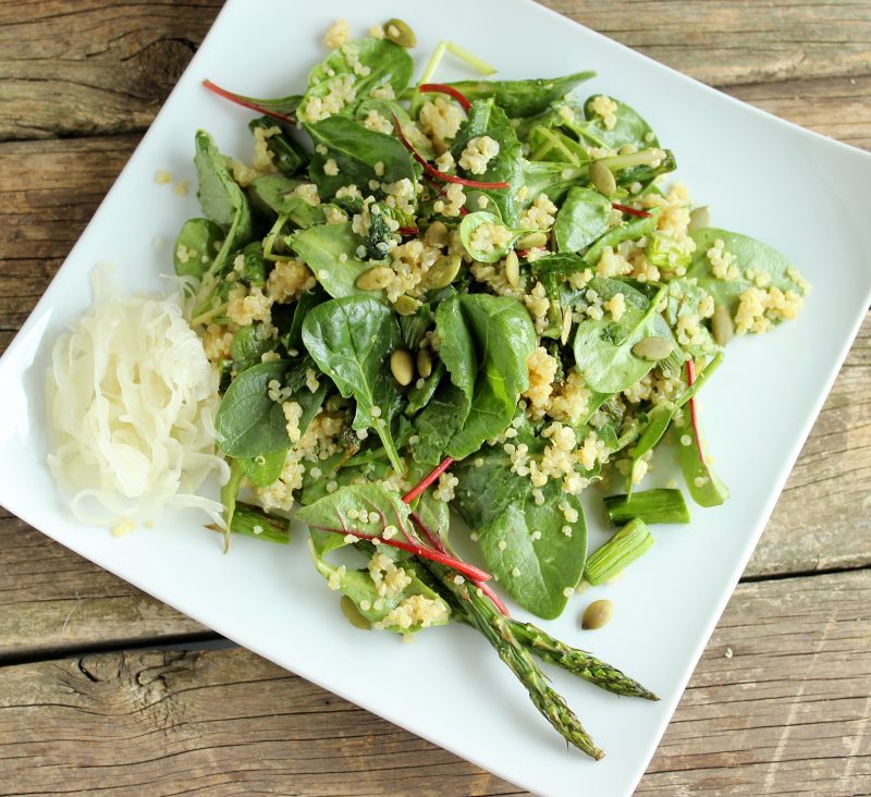 Roasted Asparagus and Quinoa Salad