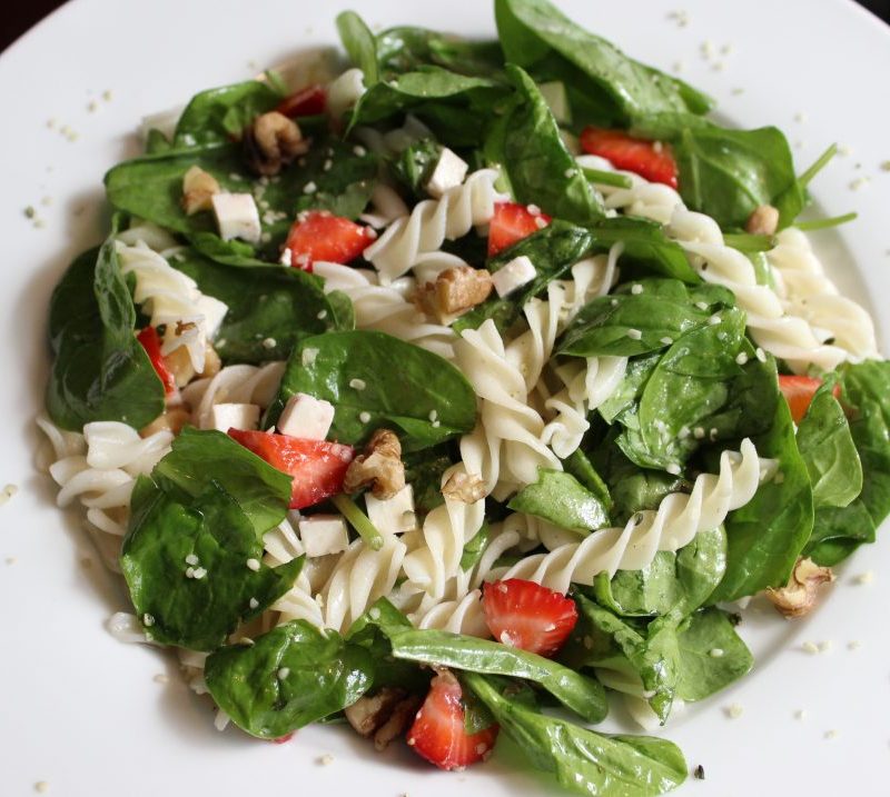 Strawberry Feta Pasta