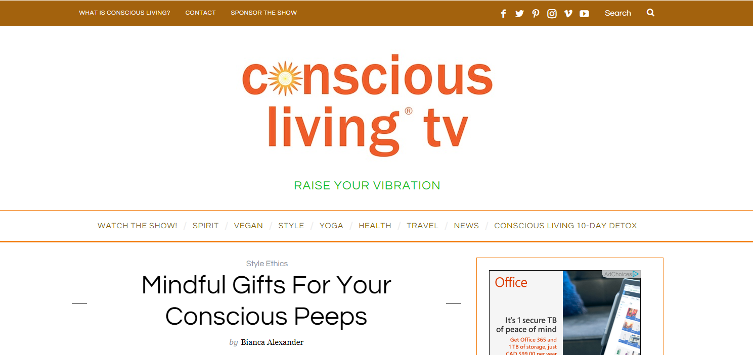 Conscious Living TV features Crystal Hills Organics, Crystal Moon Goddess Bath Salts