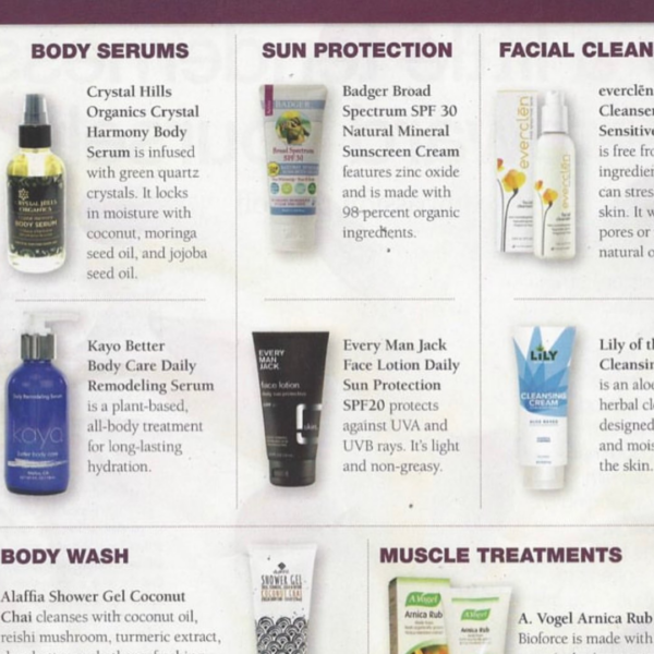 Remedies for Life magazine Best in Body Care winner is Crystal Harmony Body Serum