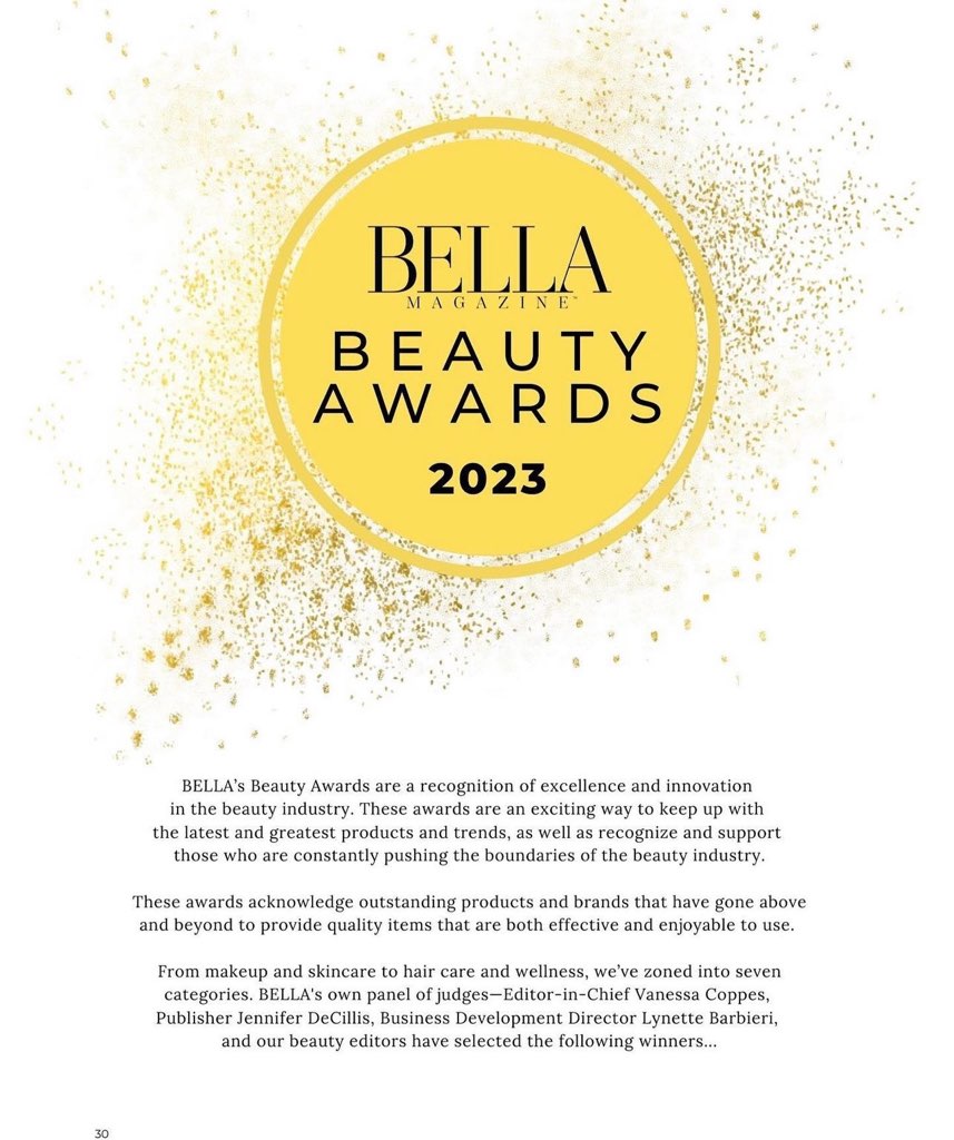 Crystal Hills Organics wins Bella Magazine Beauty Awards