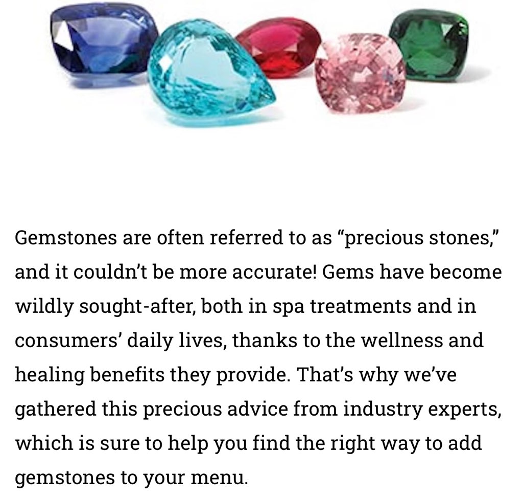 Crystal Hills Organics in WellSpa 360 Trending: Expert Insights on Gemstones