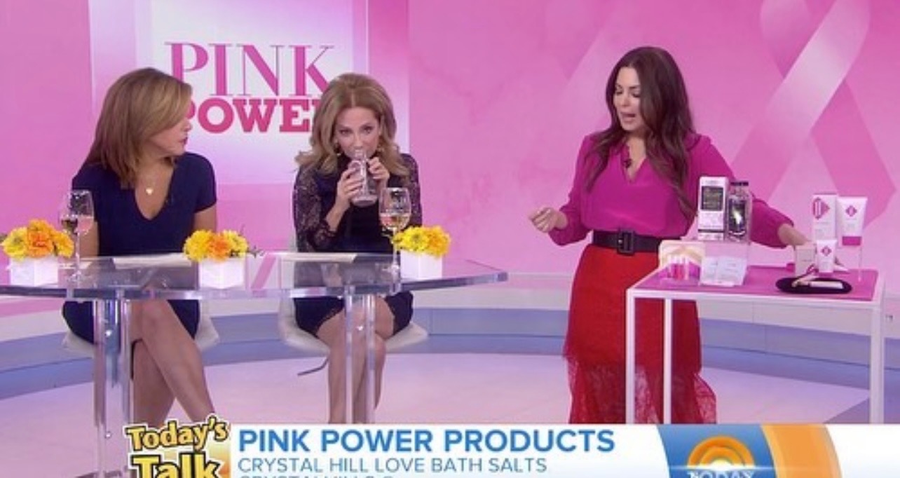 Crystal Hills Organics, Crystal Love Bath Salts on the Today Show with Bobbie Thomas, Hoda Kotb and Kathie Lee Gifford