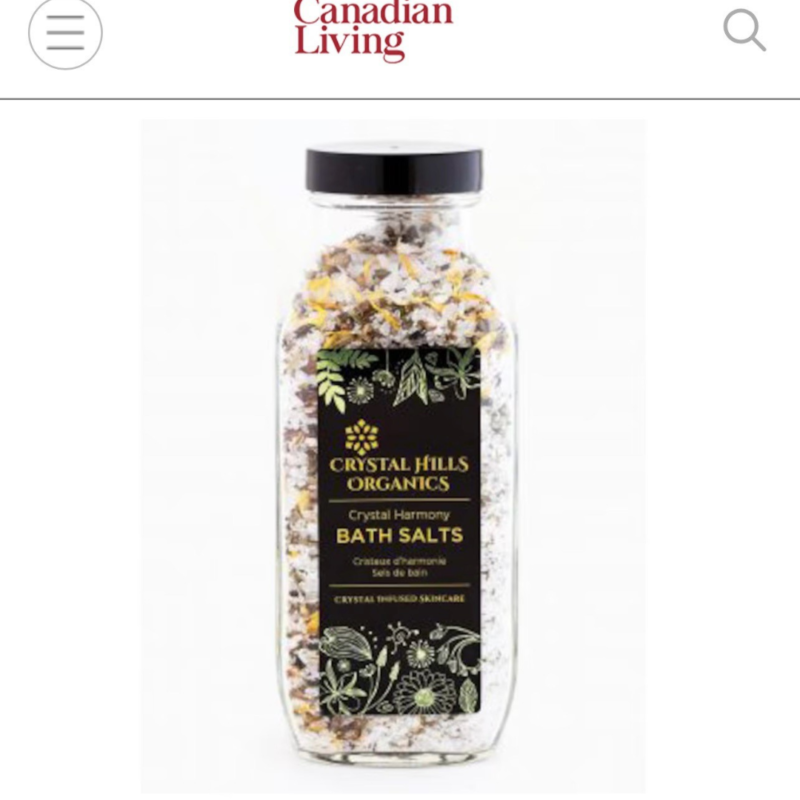 Crystal Hills Organics in Canadian Living Magazine