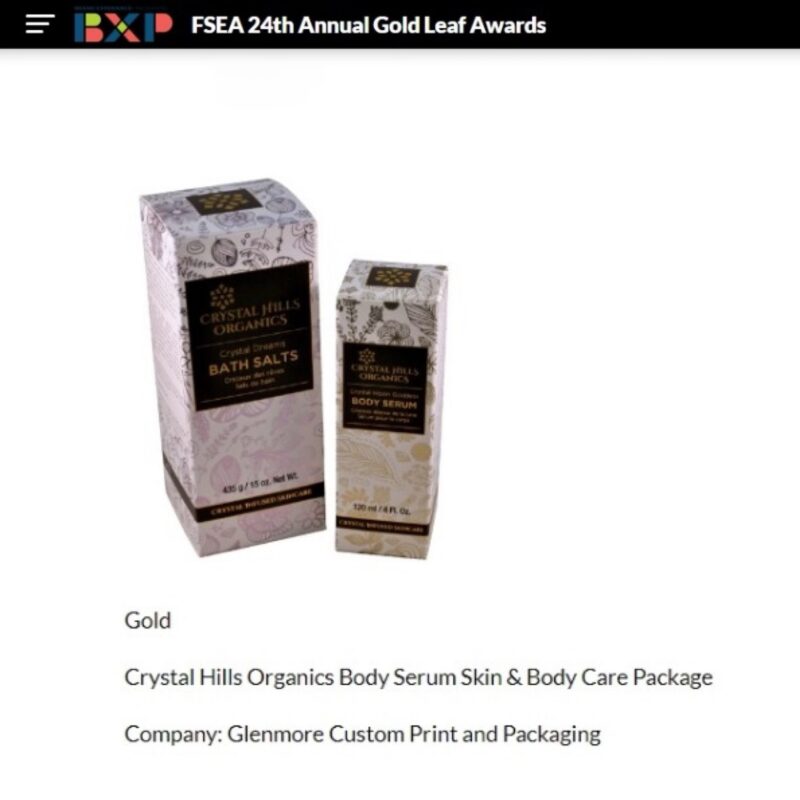 Crystal Hills wins Gold Leaf Awards