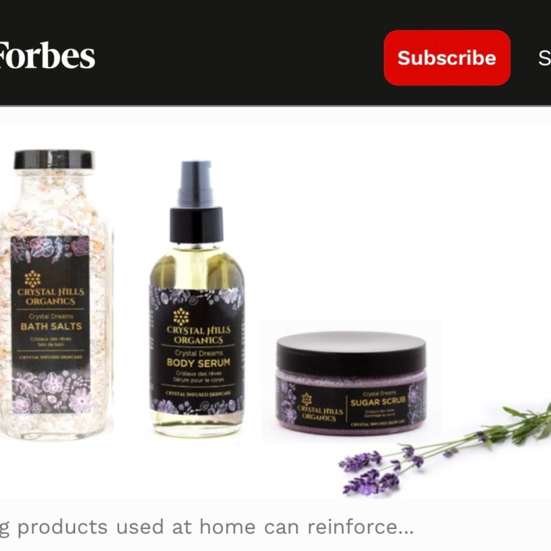 Forbes features Crystal Dreams from Crystal Hills Organics